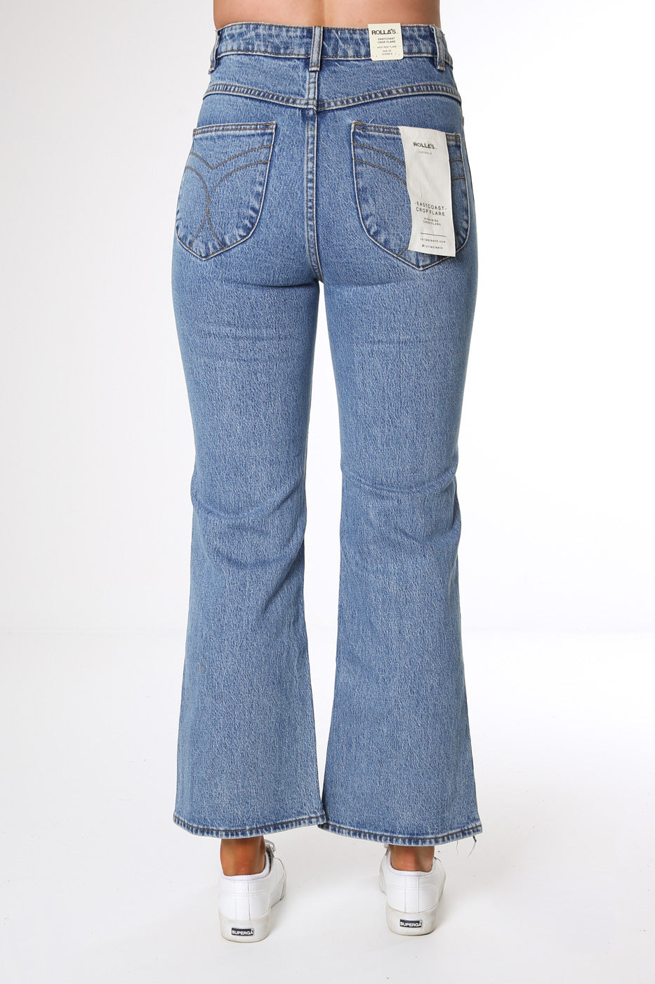 Eastcoast Crop Flare Jean Cindy Blue