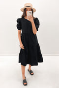 Eleanor Midi Dress Black