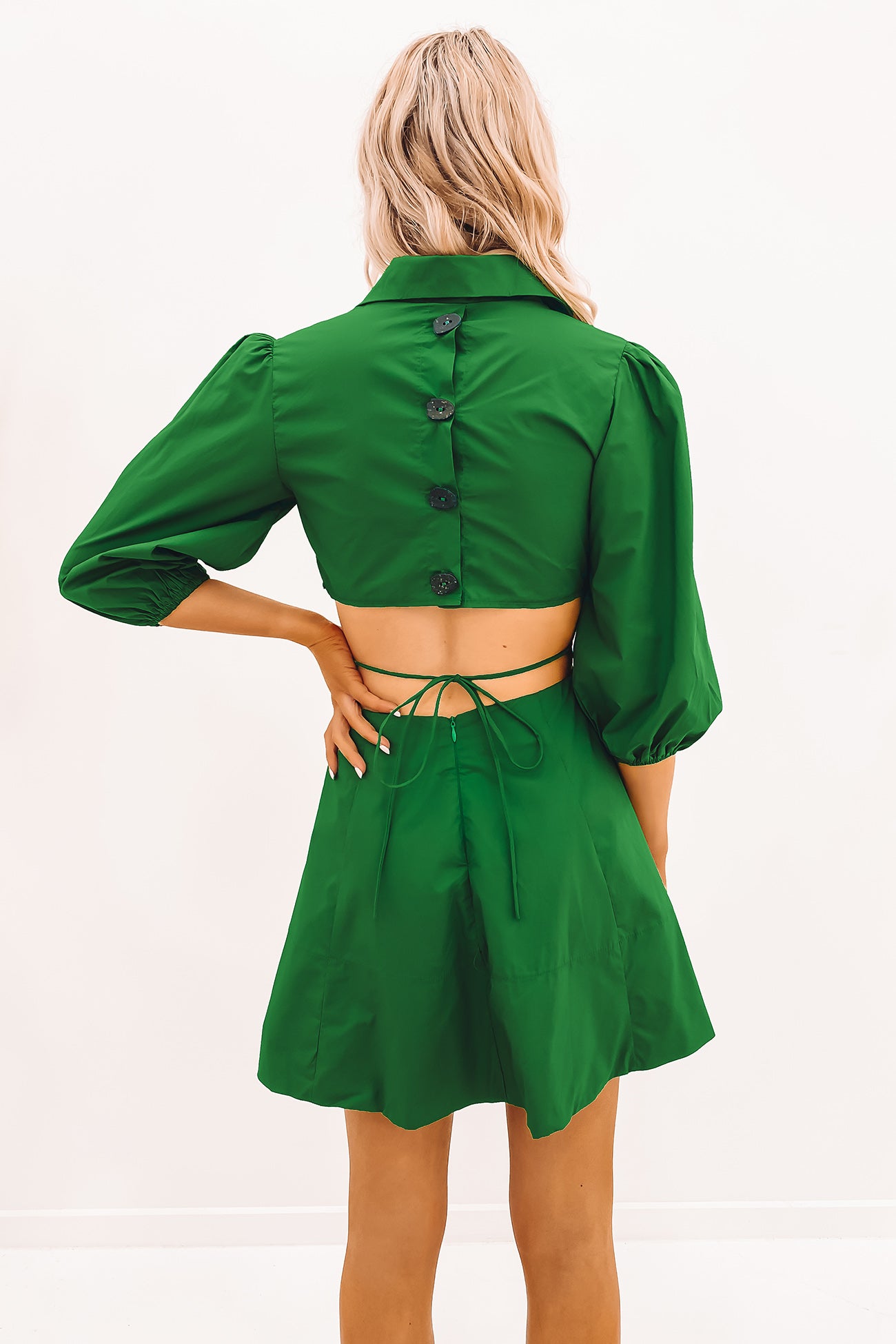 Elodie Mini Dress Green