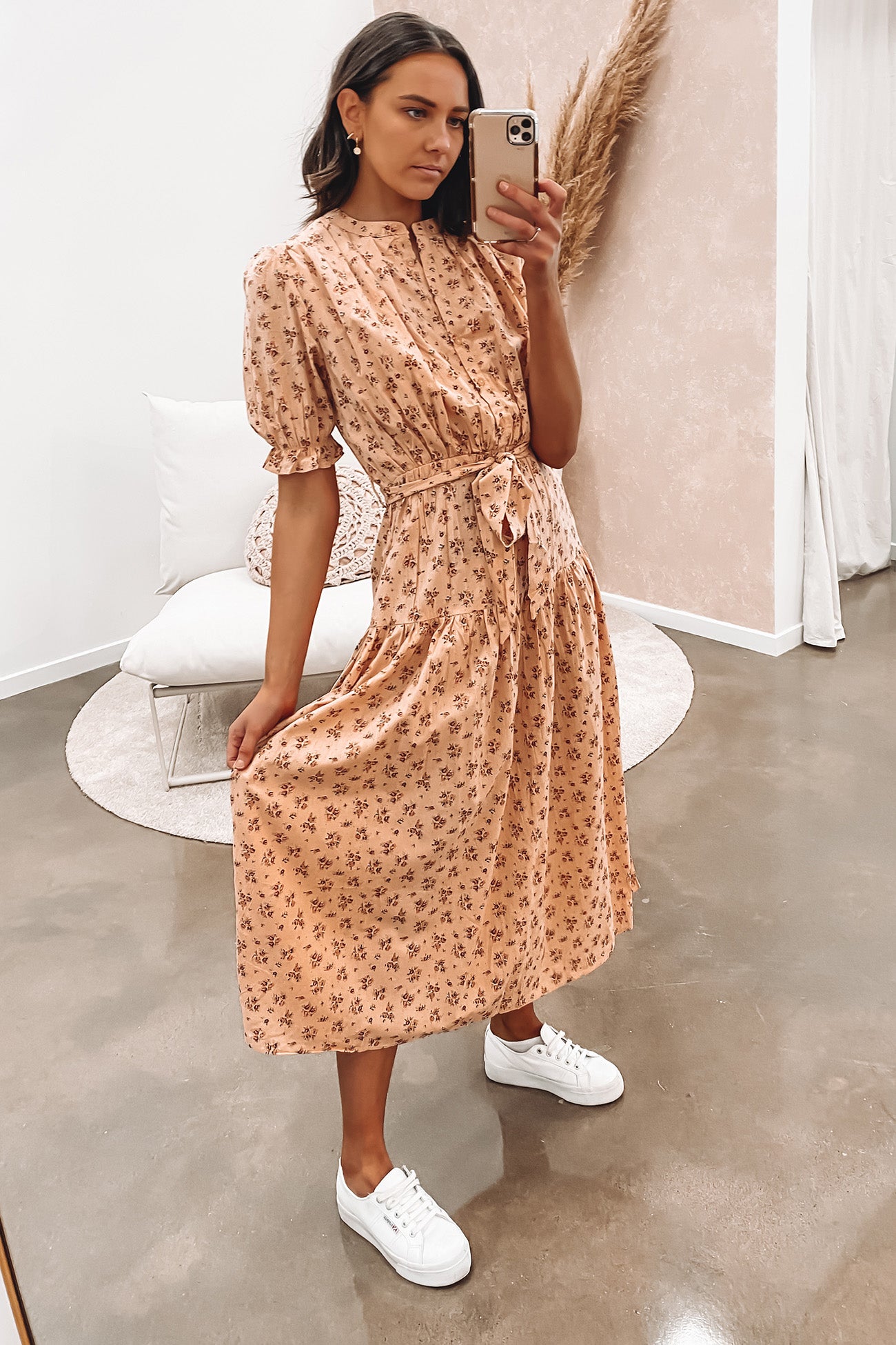 Elora Maxi Dress Peach