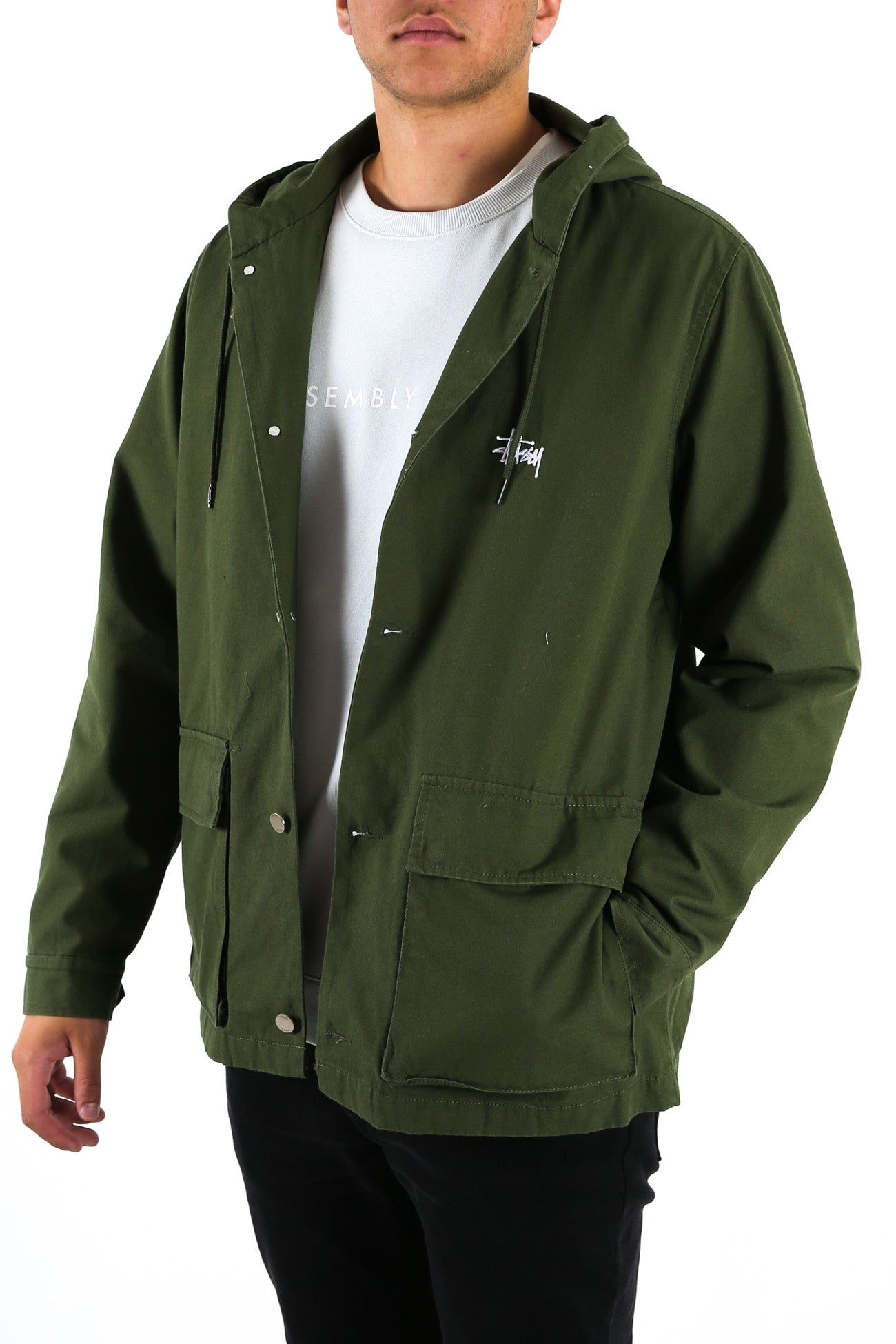 Eltham Cotton Jacket Flight Green