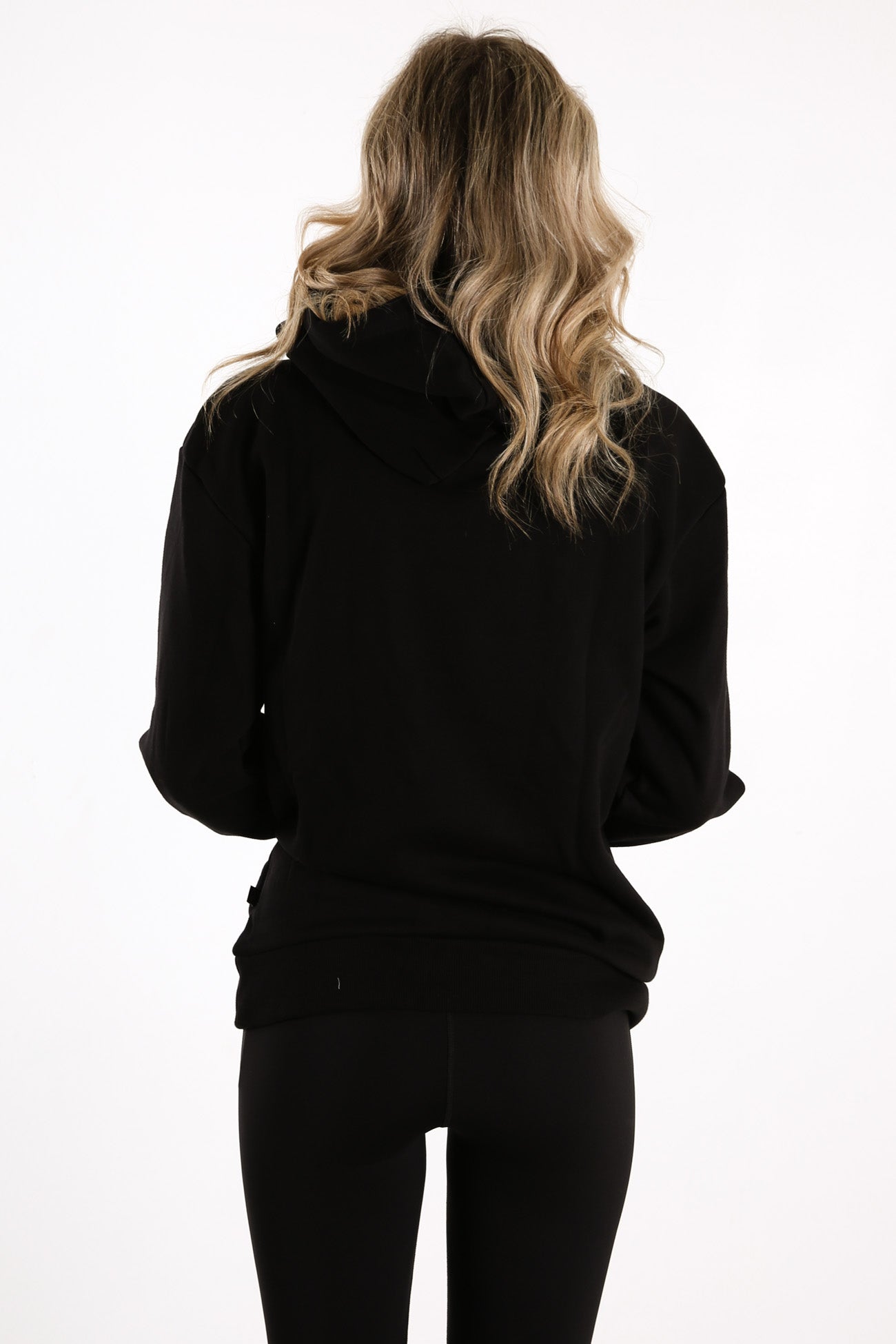 Essentials+ Elongated Hoodie Black