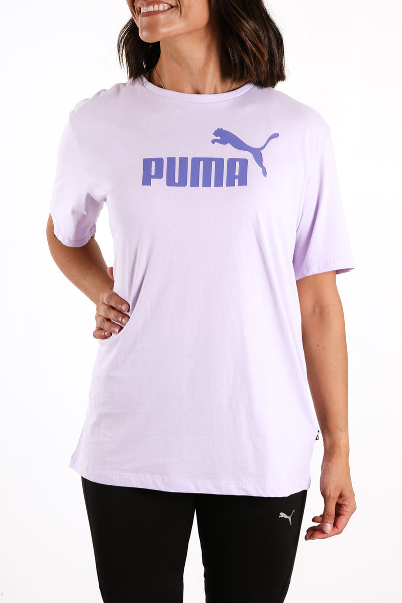Essentials Logo Boyfriend Tee Light Lavender