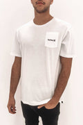 Everyday Washed Seasonal One And Only Pocket Tee White