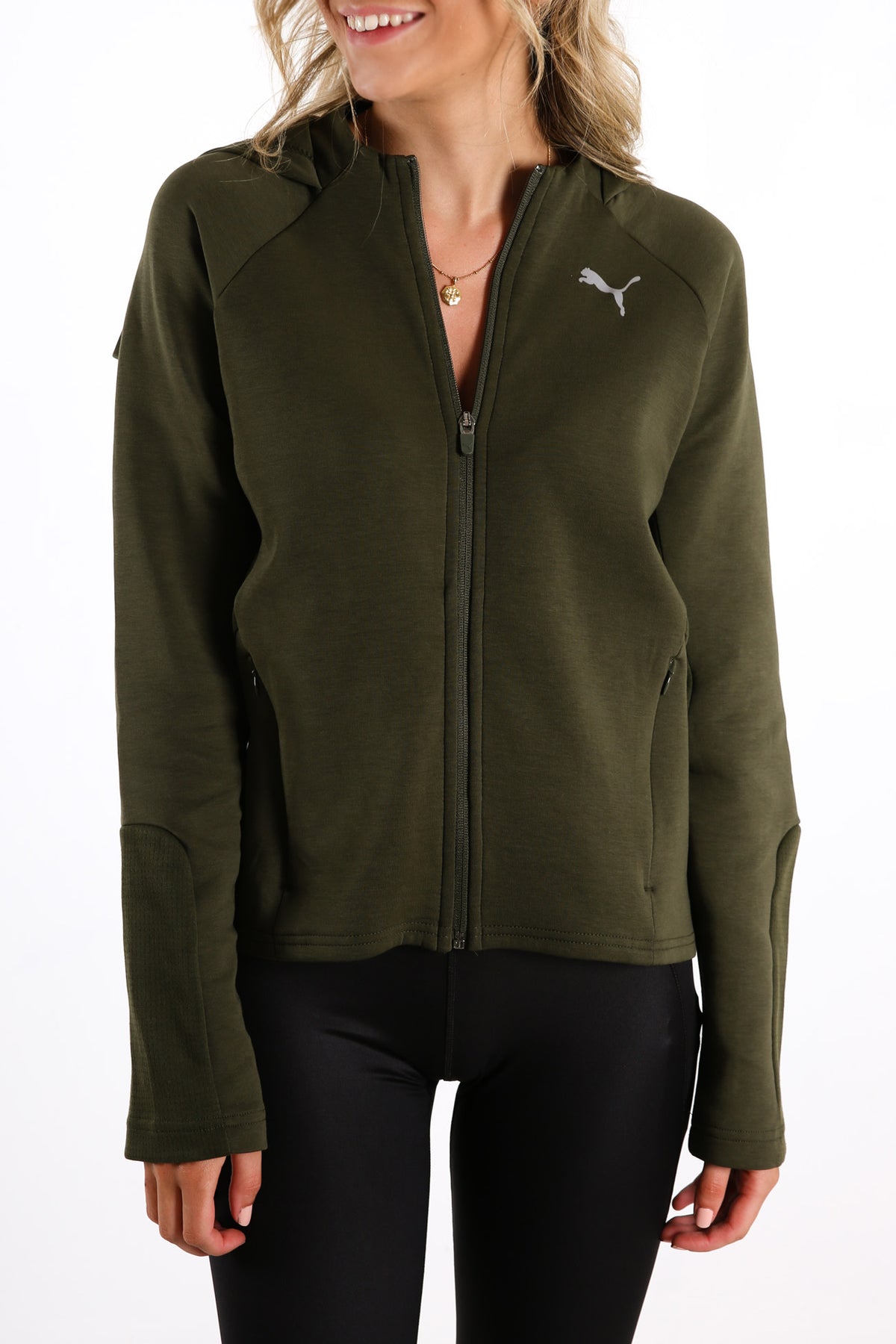Puma zip hoodie women's deals