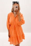 Ezekiel Mini Dress Orange