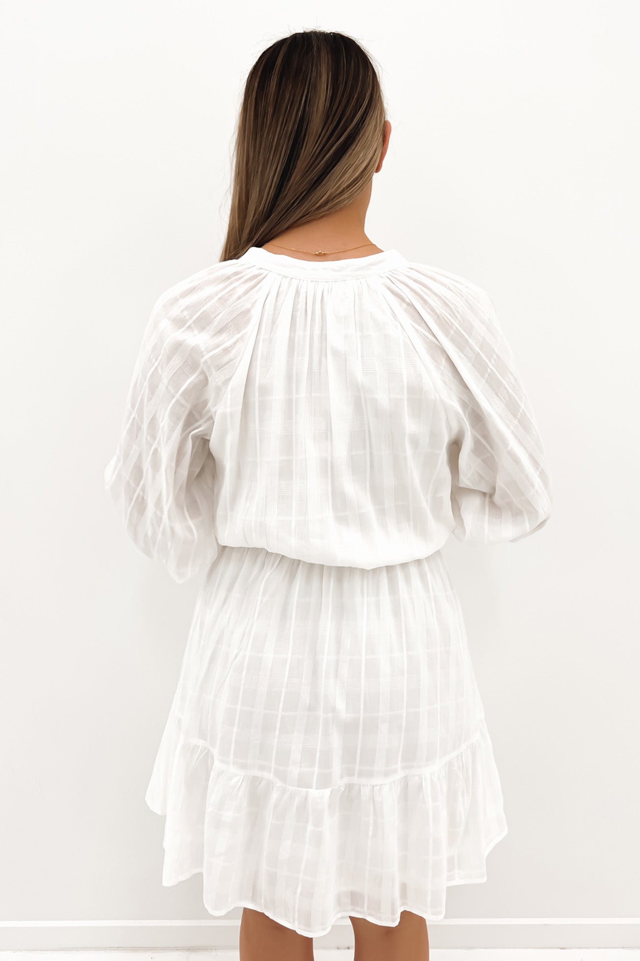 Ezekiel Mini Dress White