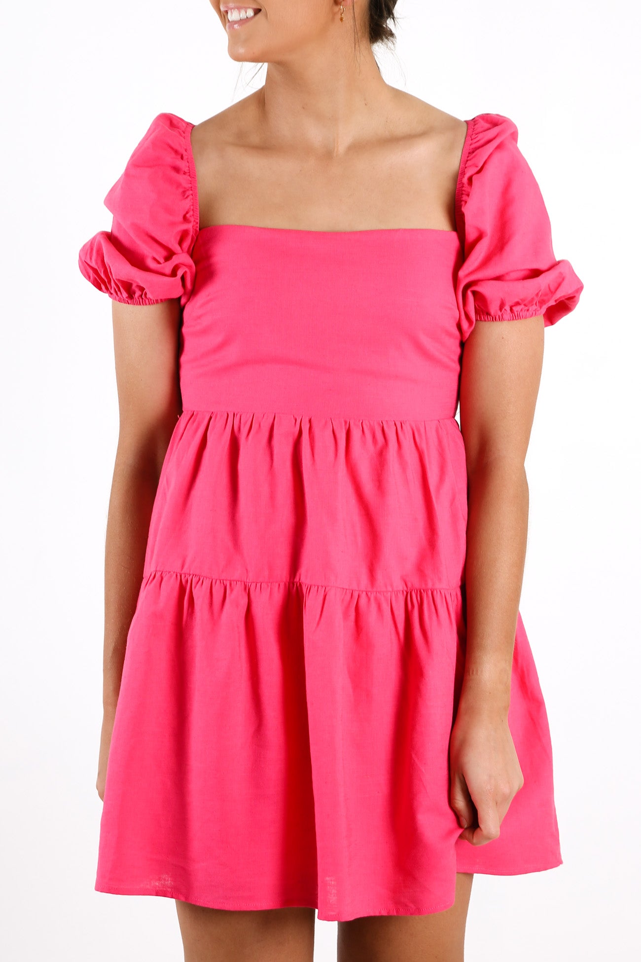 Falling Mini Dress Pink