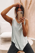 Fifi Tank Grey Marle