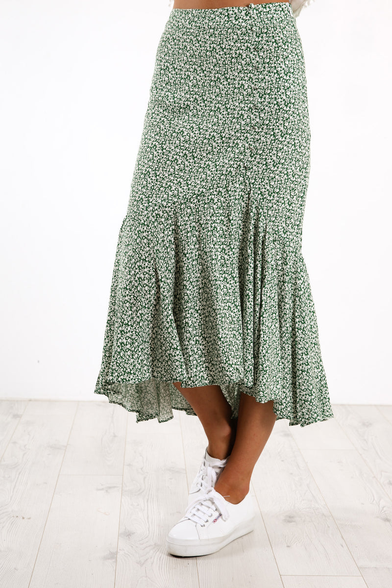 Find Yourself Skirt Green