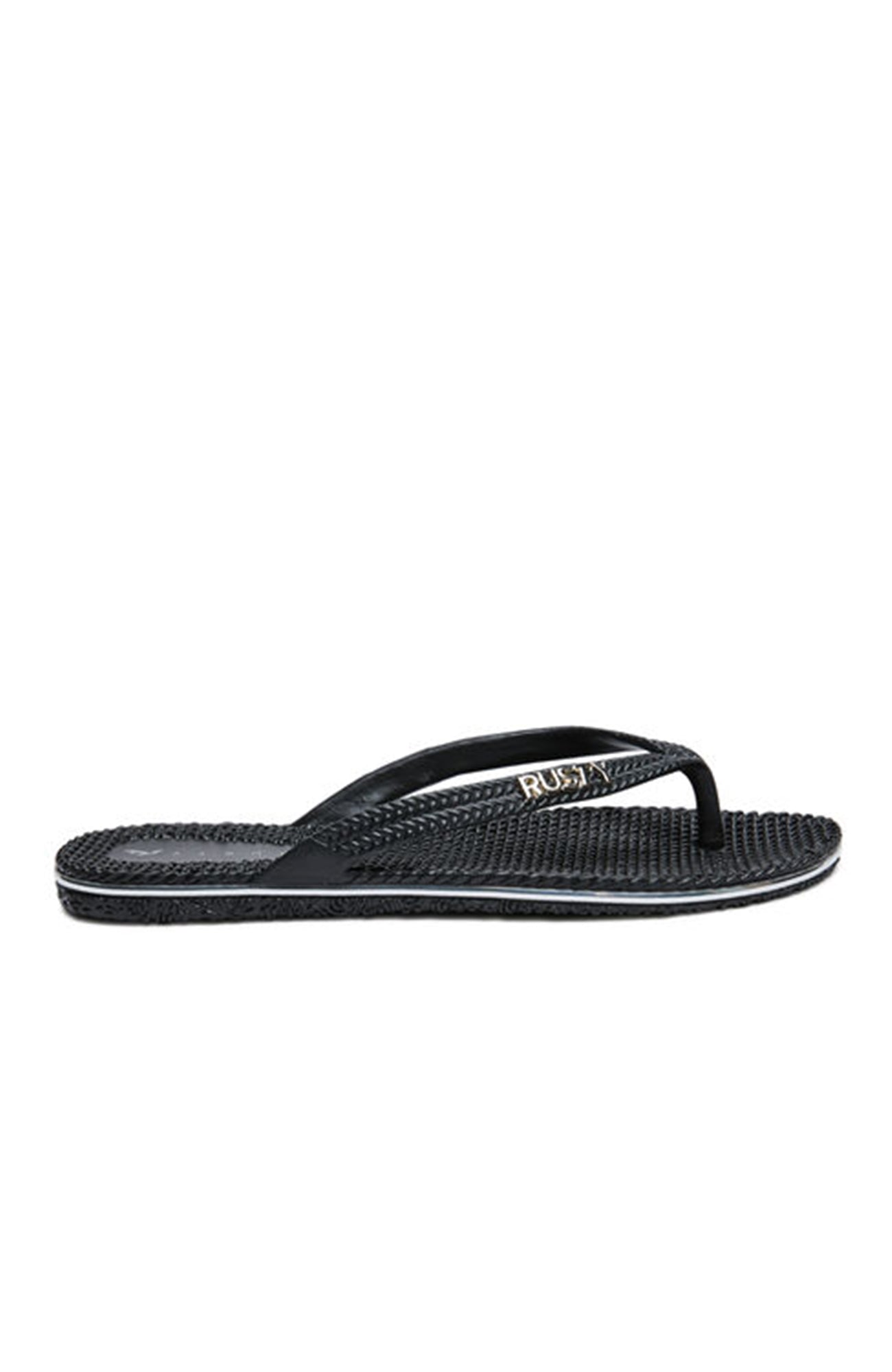 Flippin Thong Black Silver