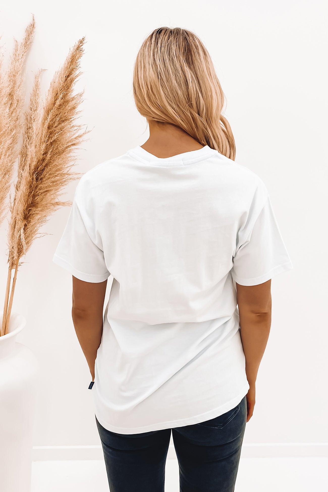 Fluid Tie Tee White