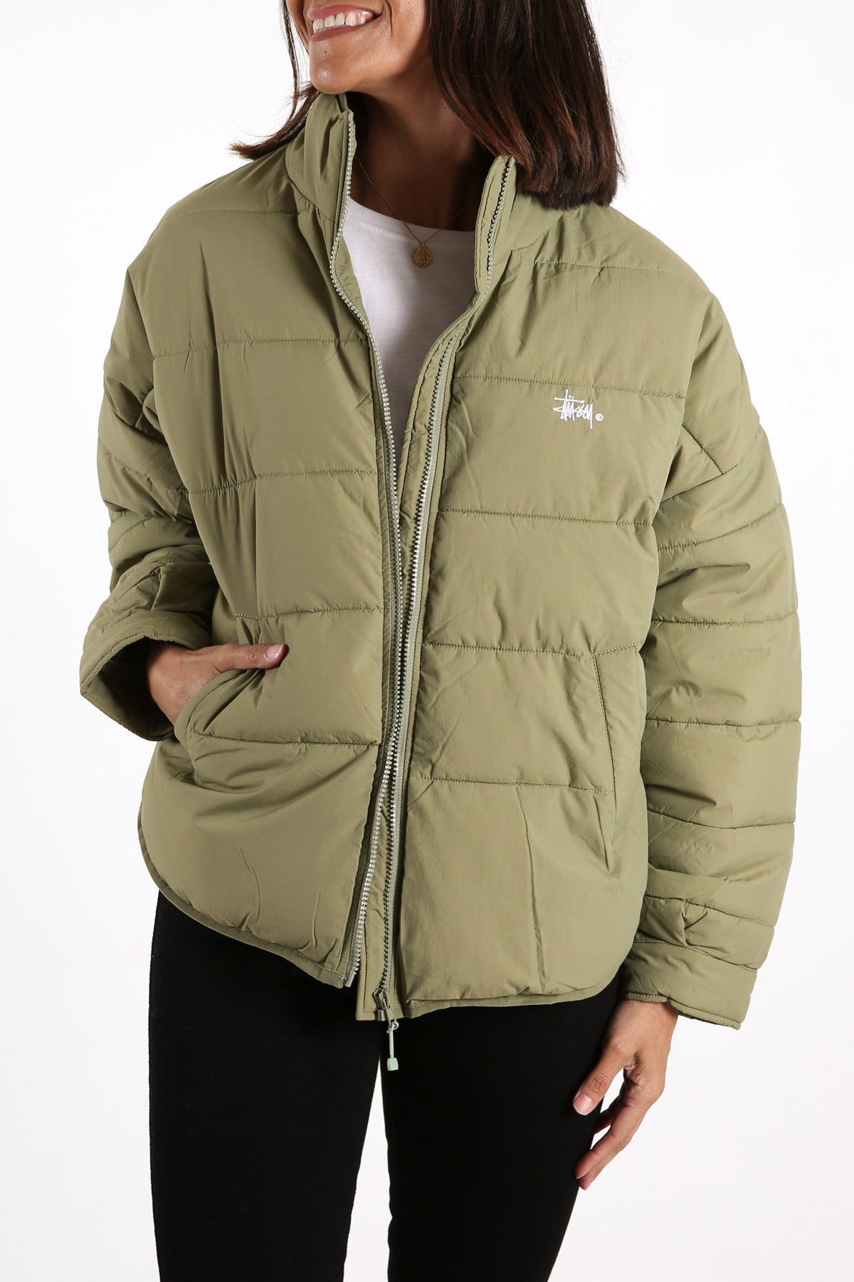 Forest Lightweight Puffa Basil Jean Jail