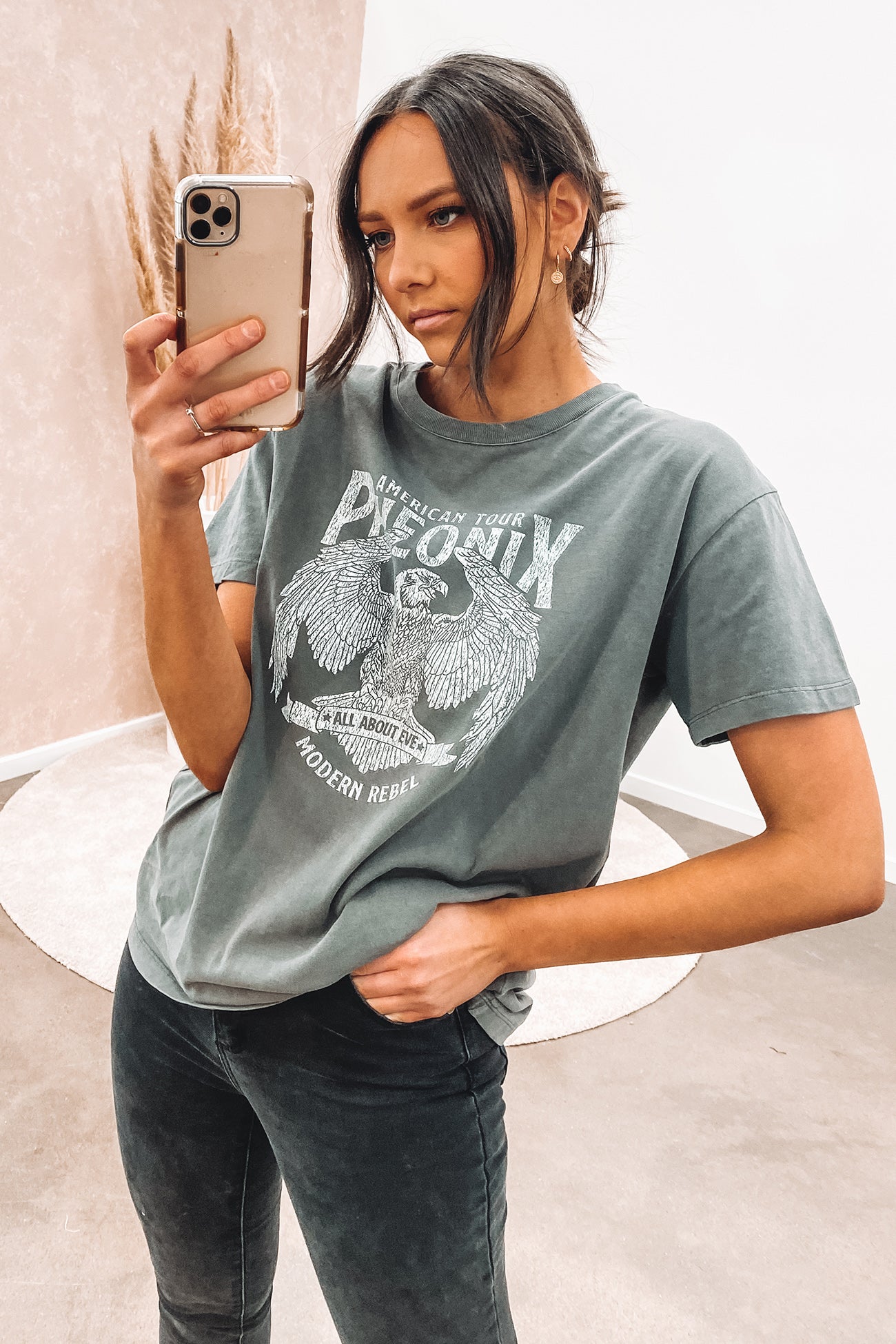 Forgiven Tee Charcoal