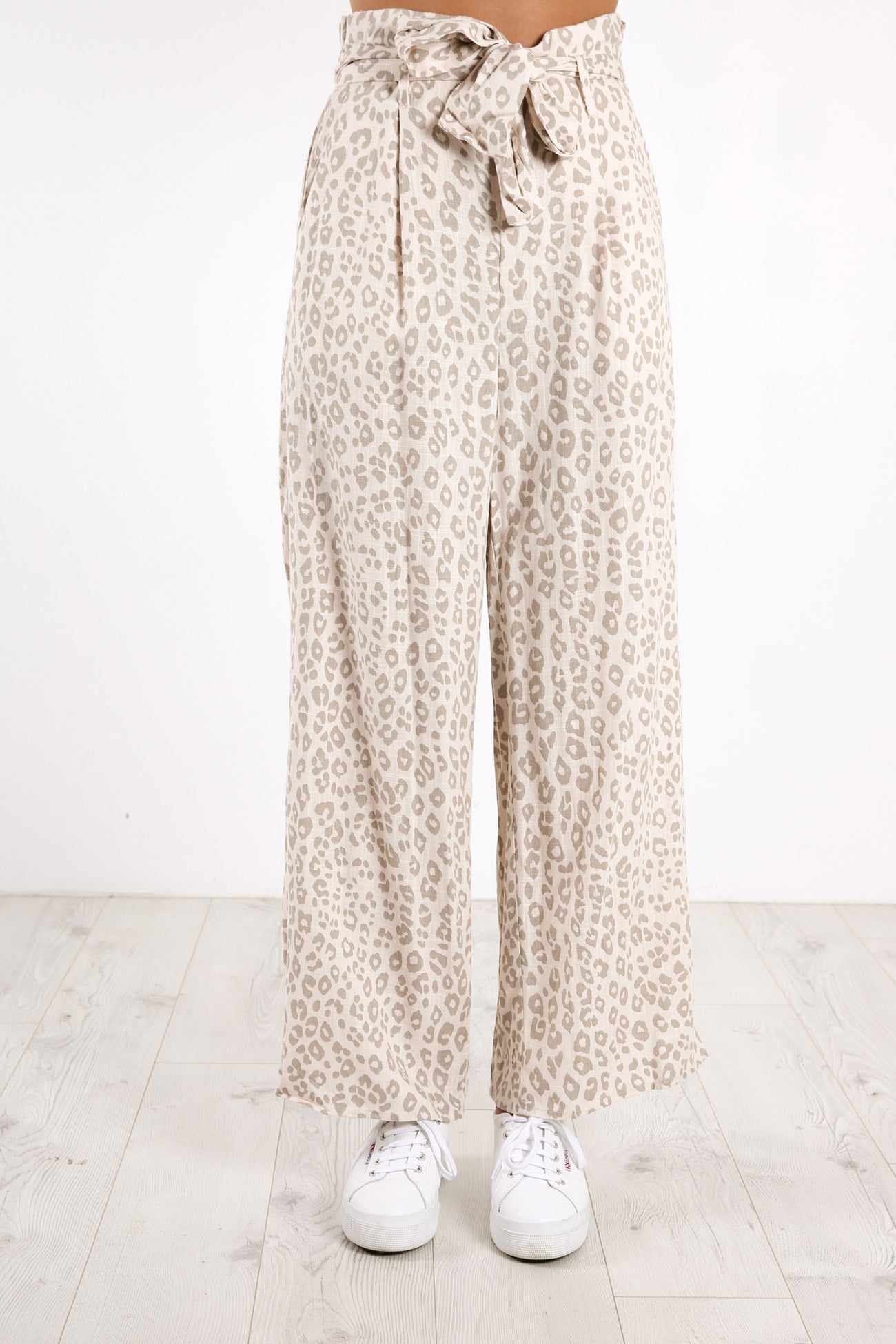 Frankie Pant Beige Leopard