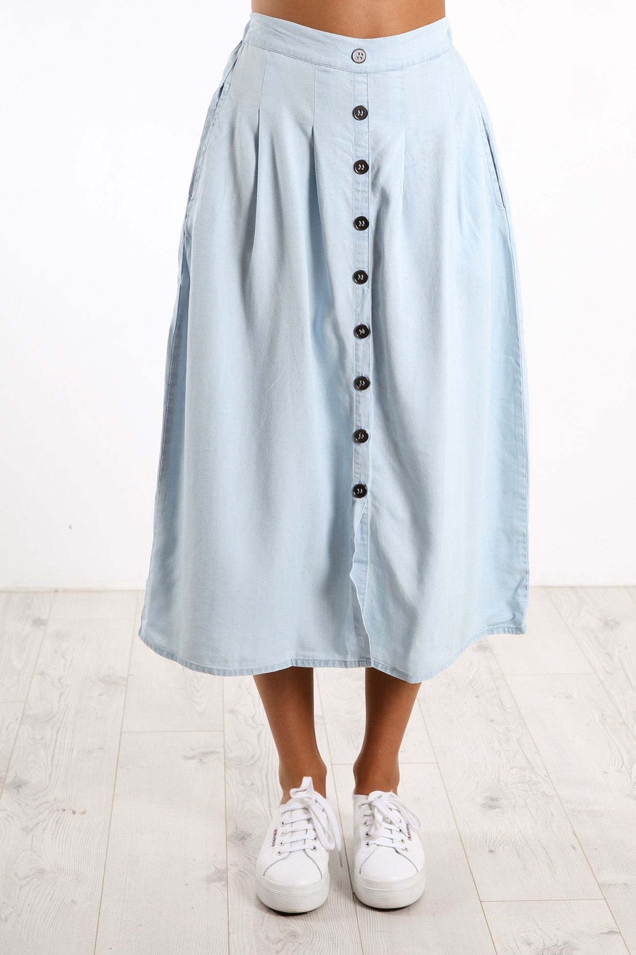 Frankie Skirt Chambray