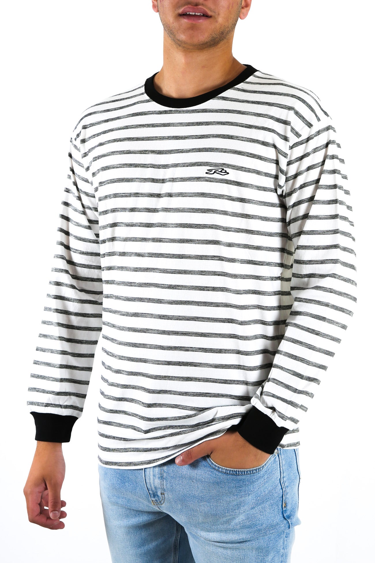 Frenzy Long Sleeve Tee White