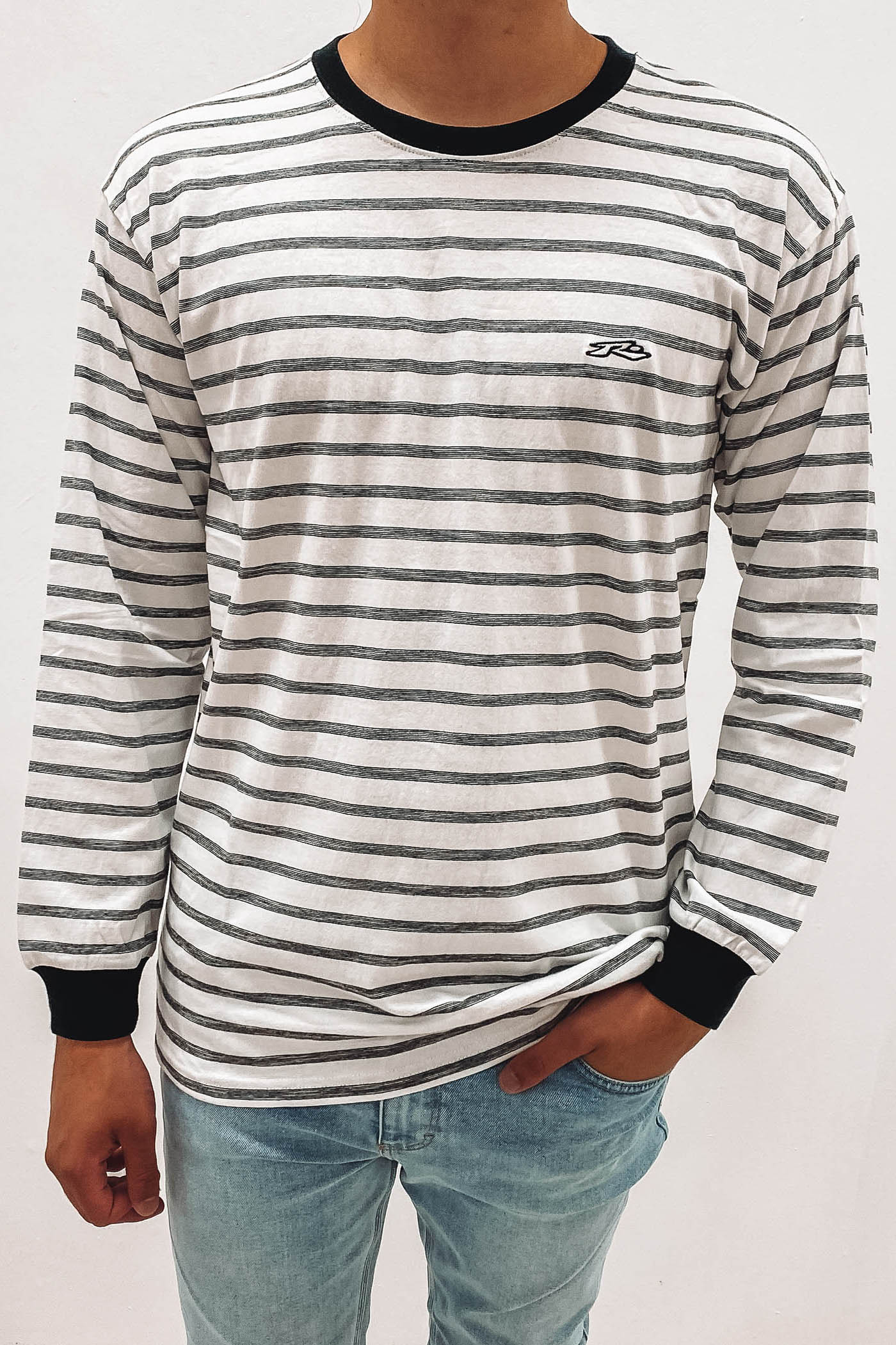 Frenzy Long Sleeve Tee White