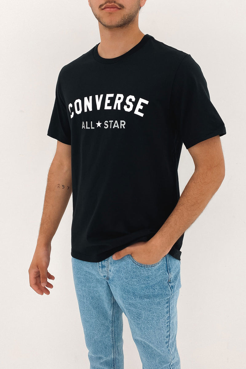 Gender Free Converse Go To All Star Logo T-Shirt Converse Black Multi