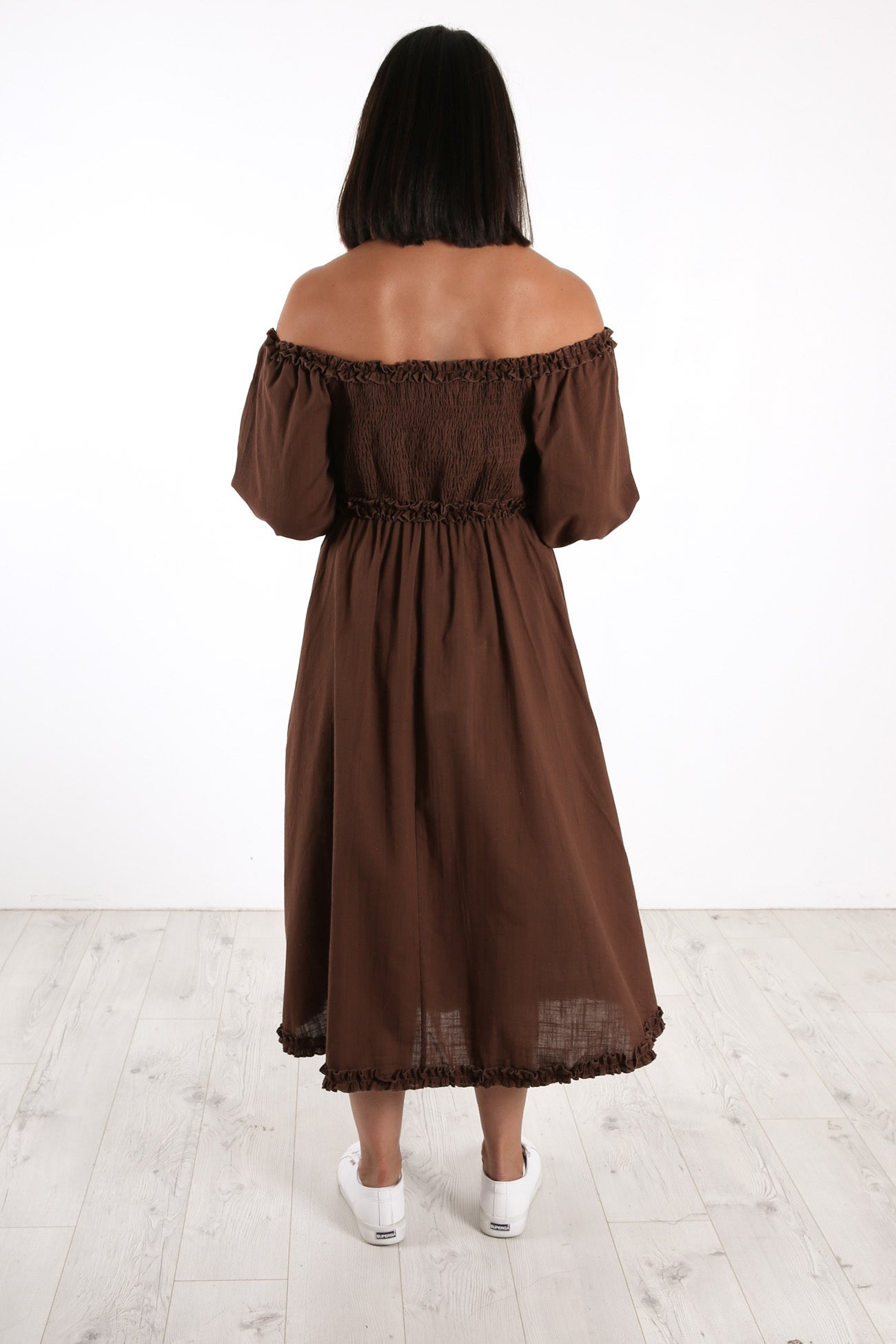 Genevieve Dress Brown
