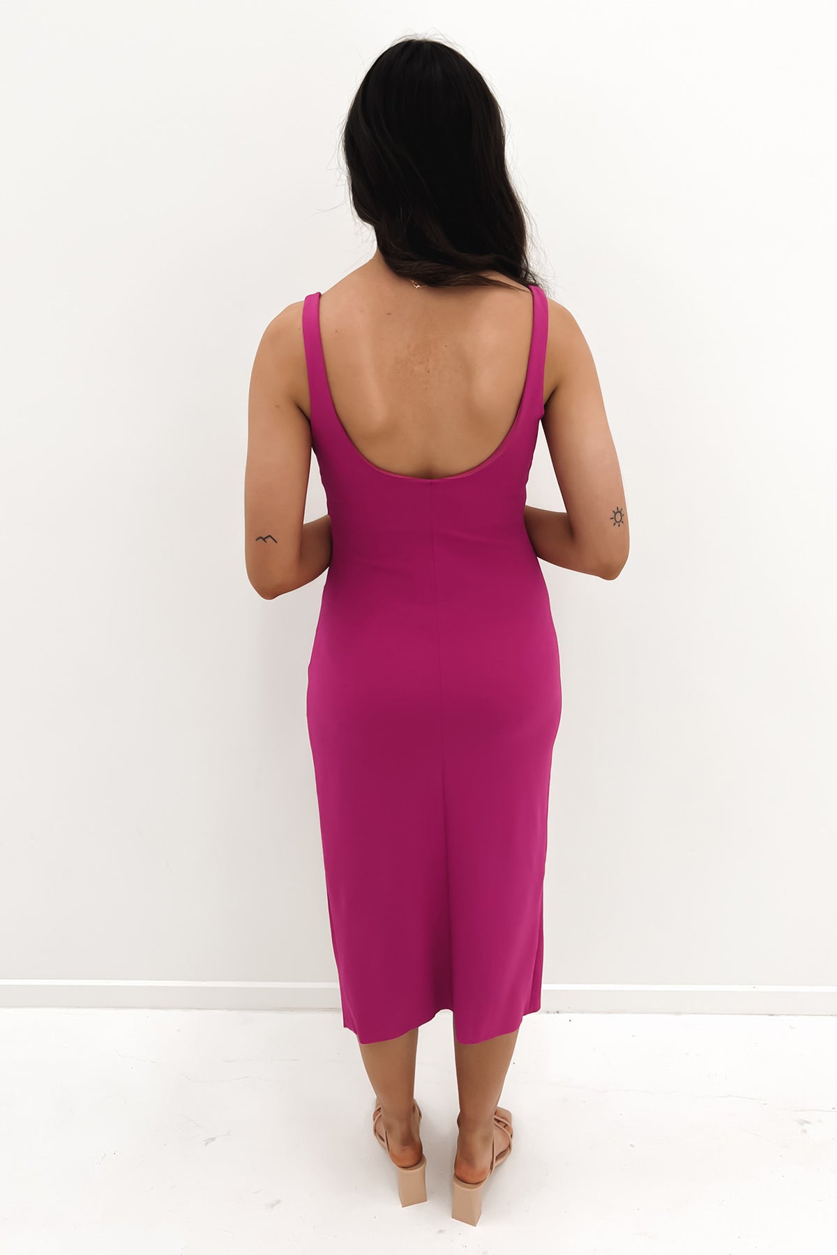 Amelie cup midi clearance dress