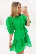 Georgi Mini Dress Licorice Stripe