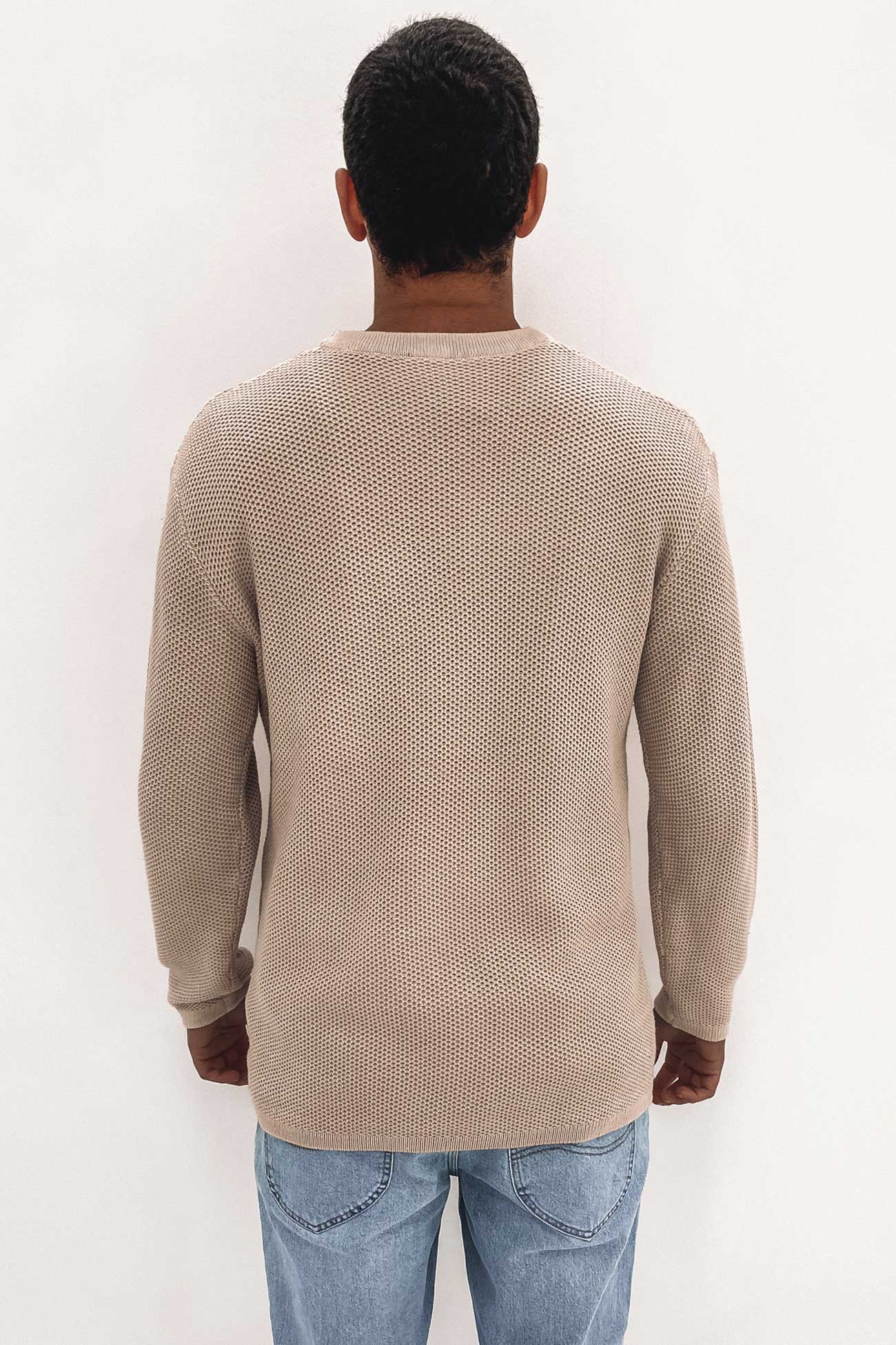 Getaway Knit Crew Tan