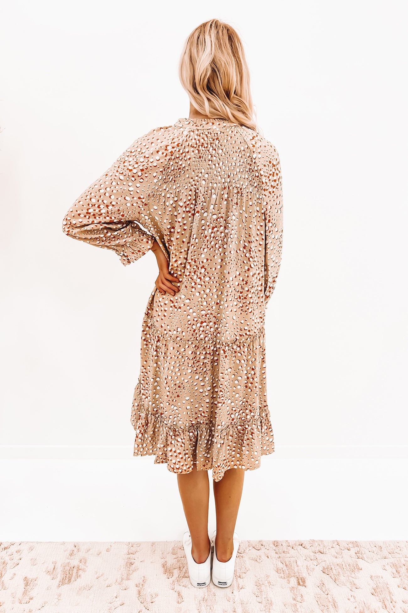 Gillian Dress Beige