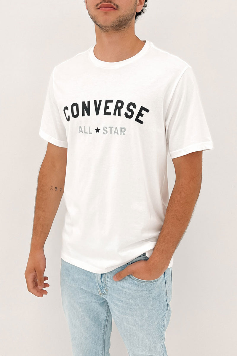 Go To All Star Logo Tee White Multi