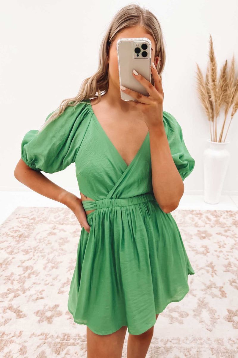 Golding Mini Dress Green