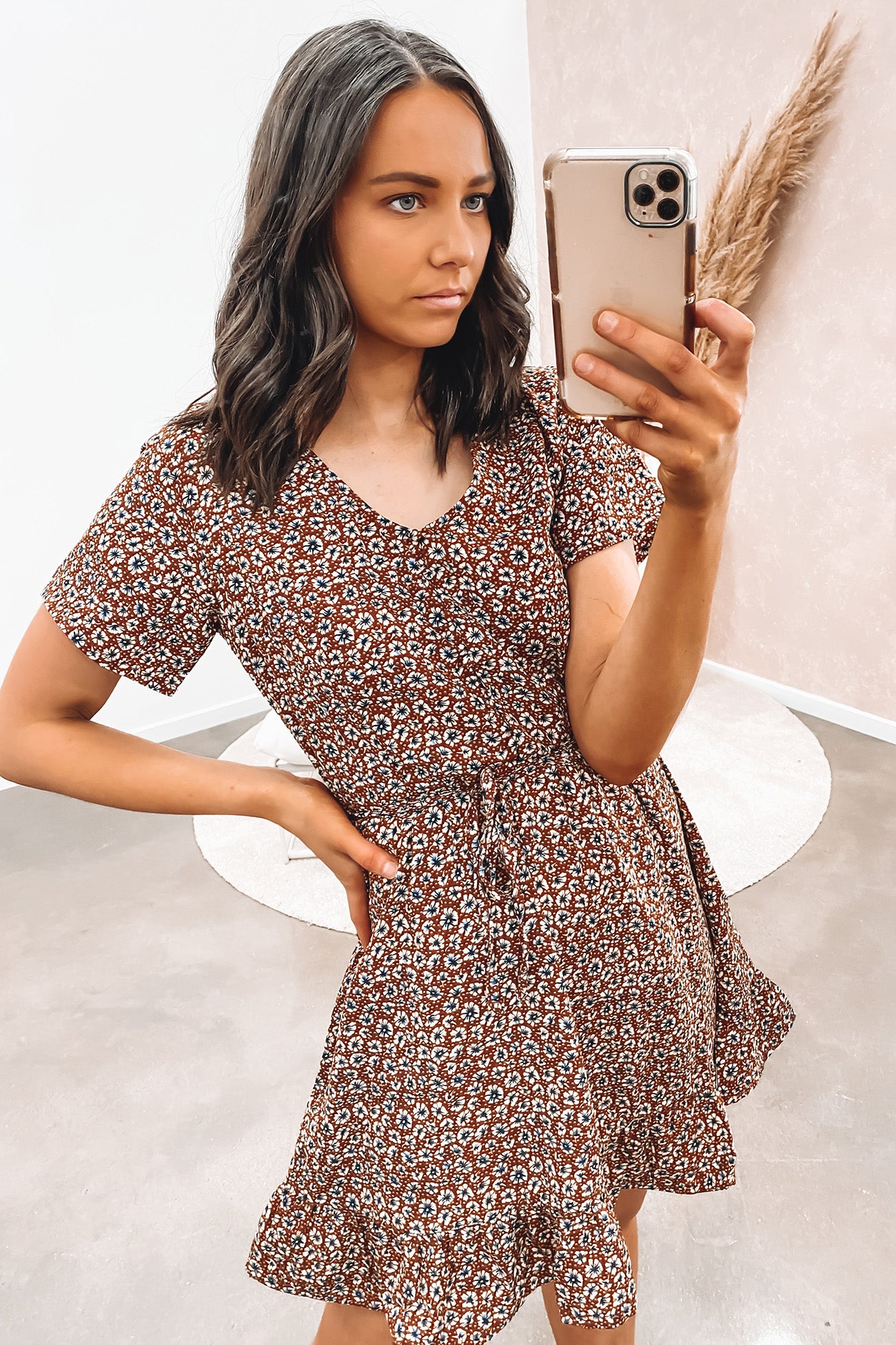 Gracie Dress Brown