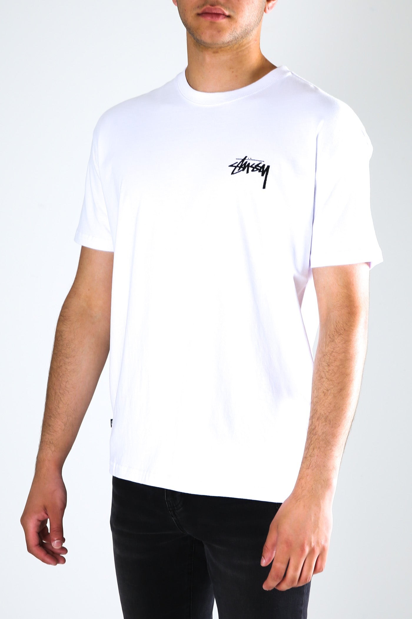 Handle With Care 50/50 Short Sleeve Tee White