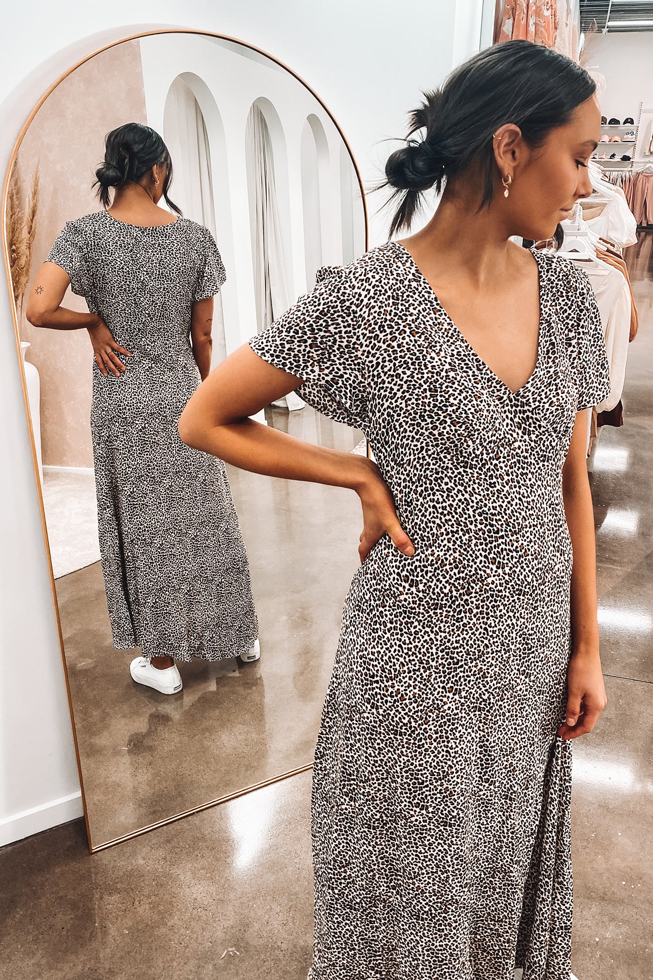 Heidi Dress Micro Animal