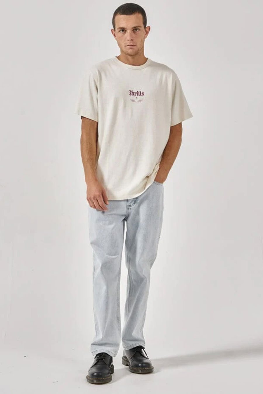 Hemp Wishes Come True Merch Fit Tee Unbleached