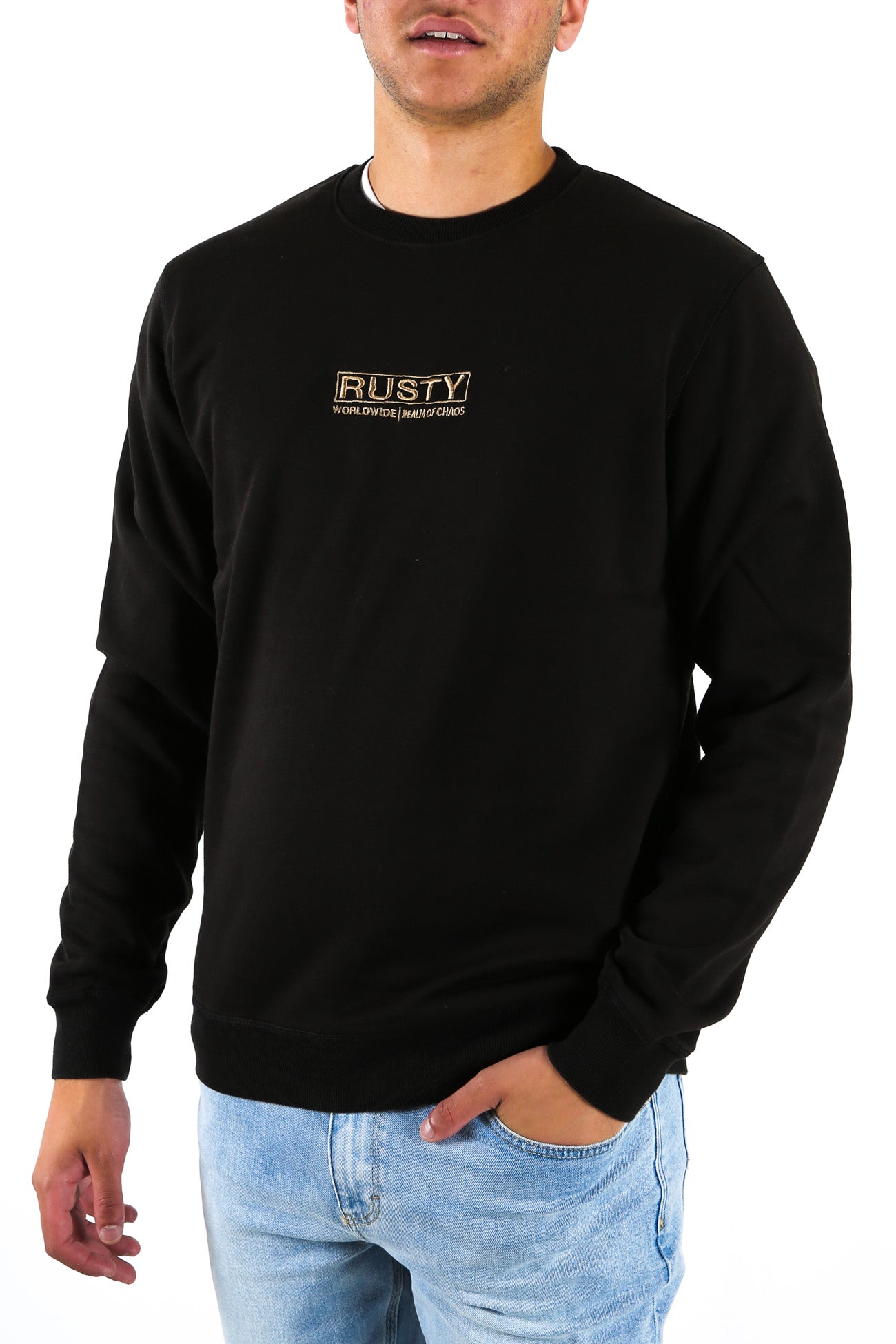Heritage Crew Fleece Black