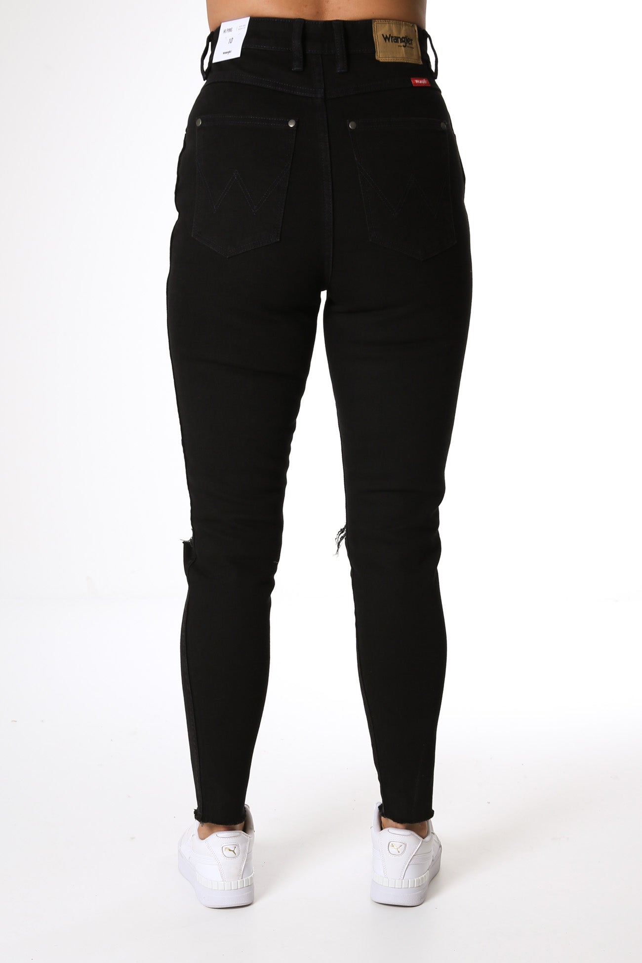 Hi Pins Cropped Skinny Jean Falling Star Black