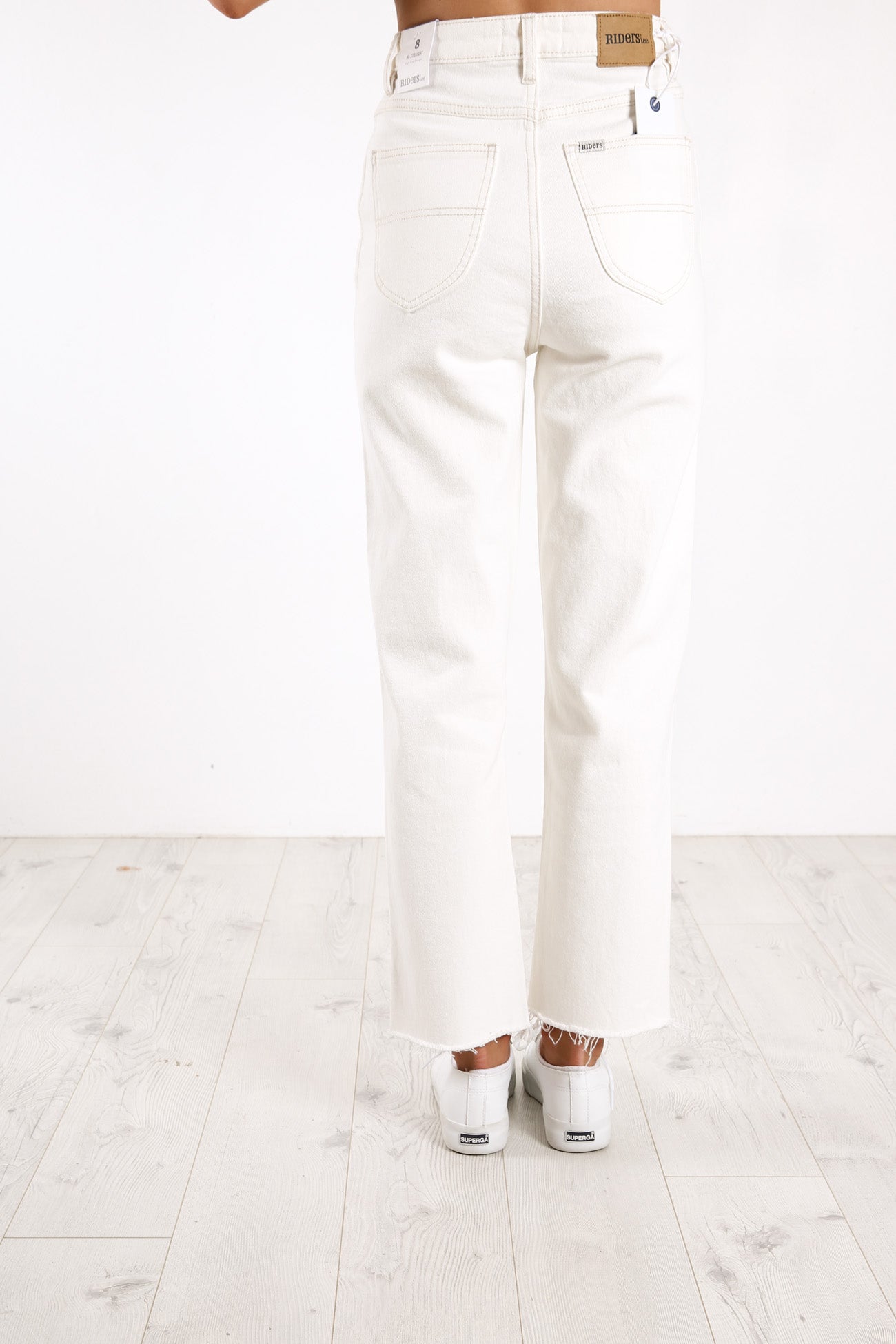 Hi-Straight Jean Ecru