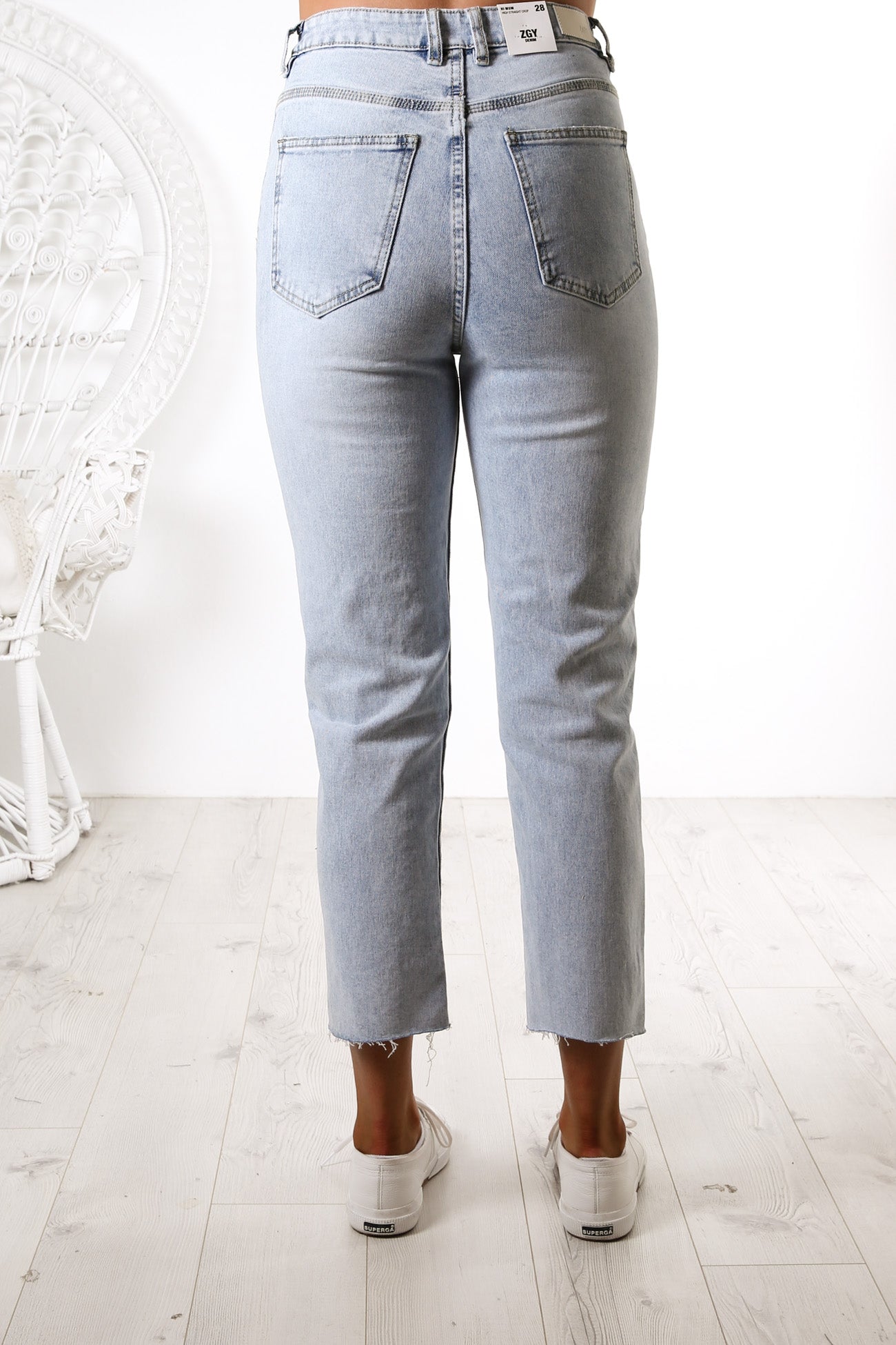 Hi Mum Stretch Jean Clear Waters
