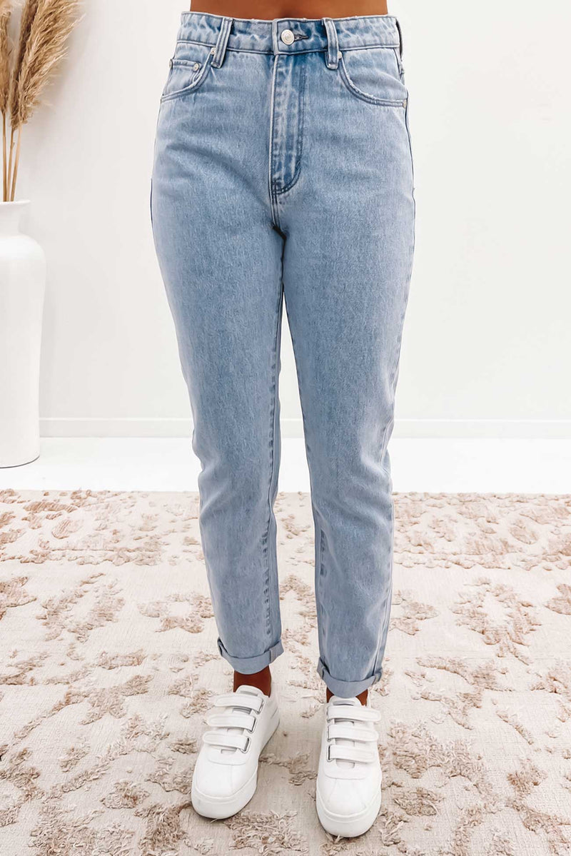 High Relaxed Kick Jean Crystal Crush