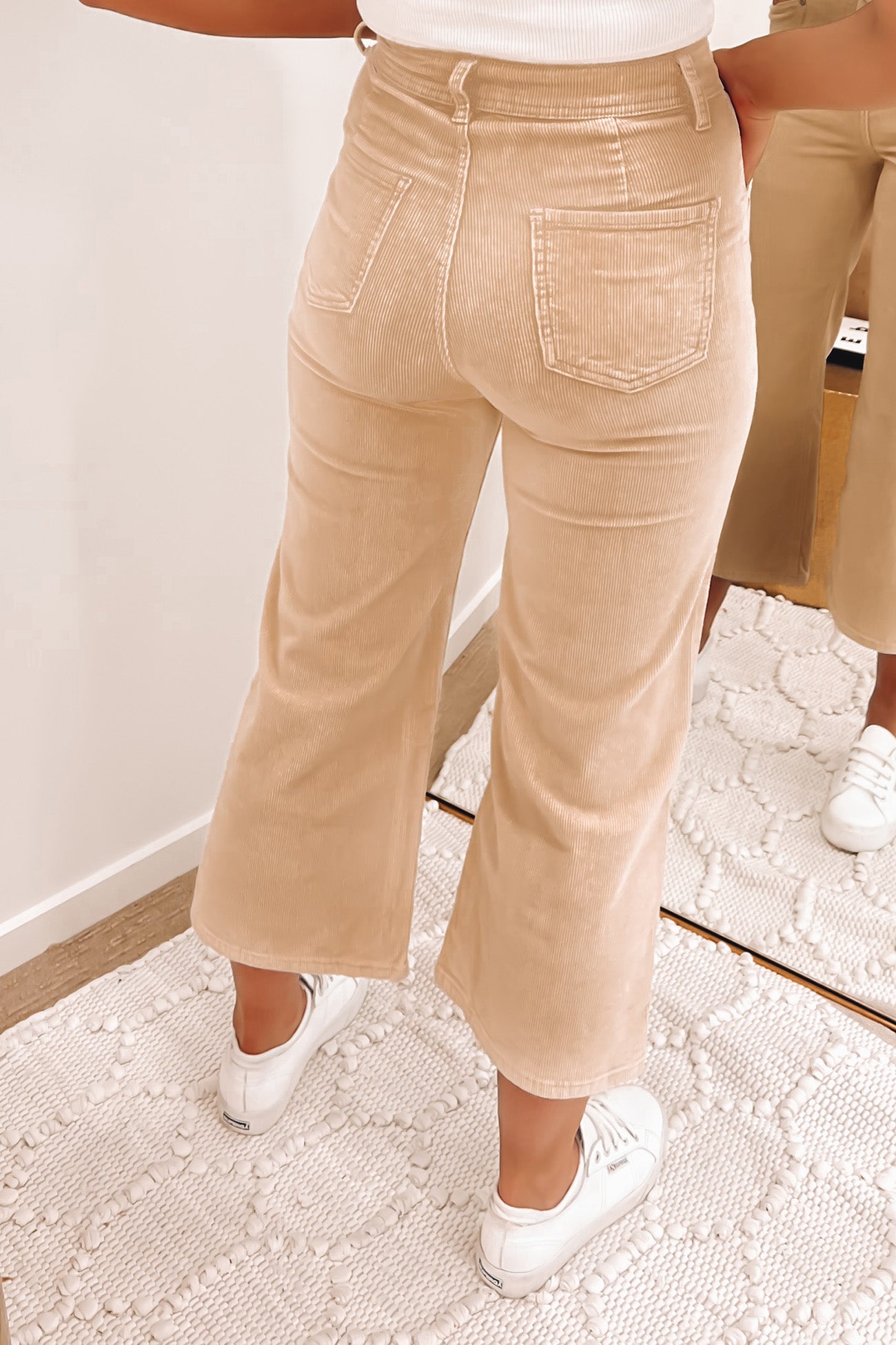 Hilary Cord Pant Beige