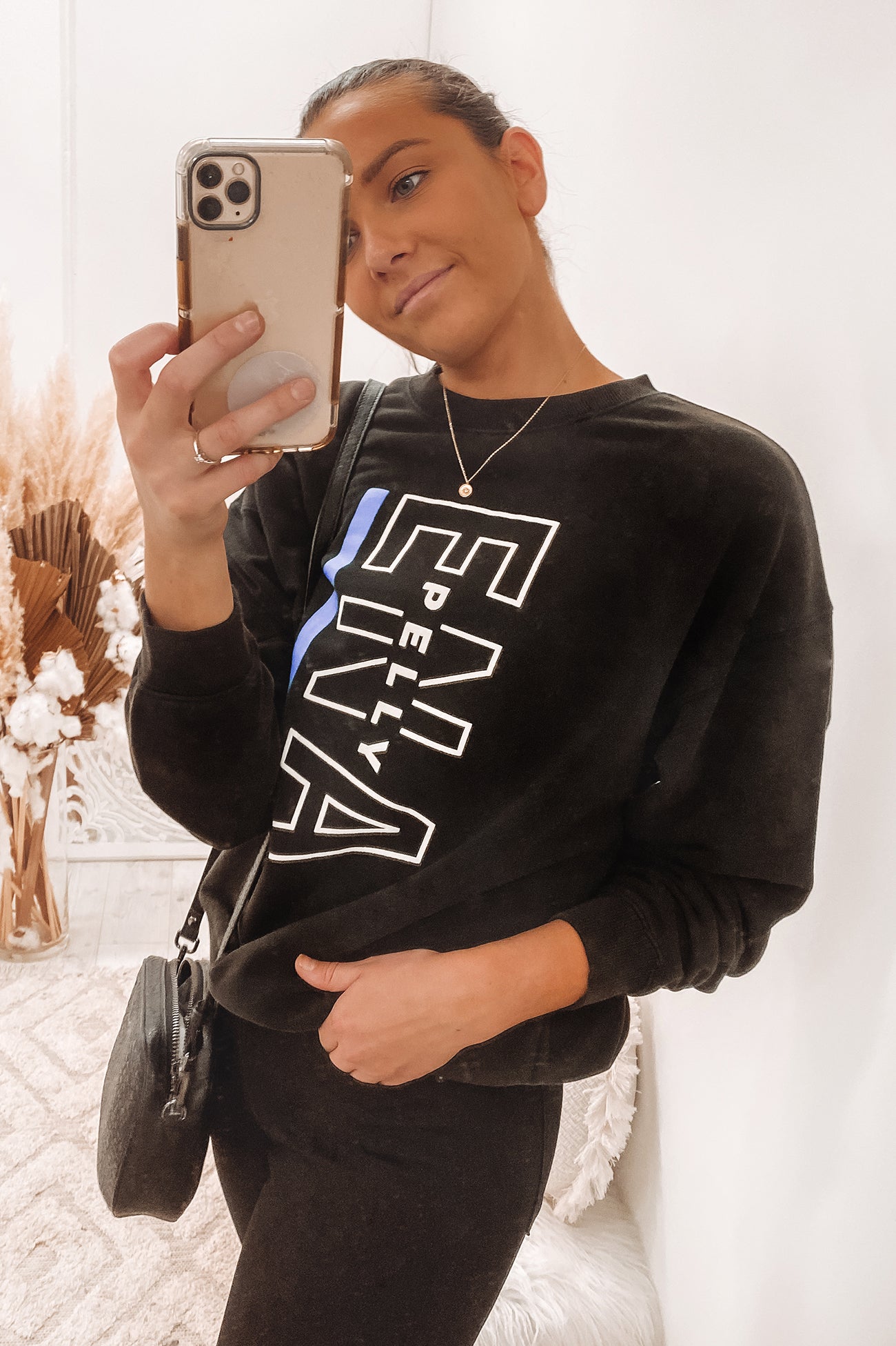 Baseline Logo Sweatshirt Washed Black
