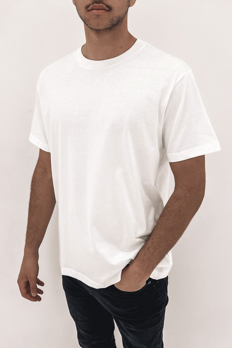 Crossed Out Short Sleeve Tee White