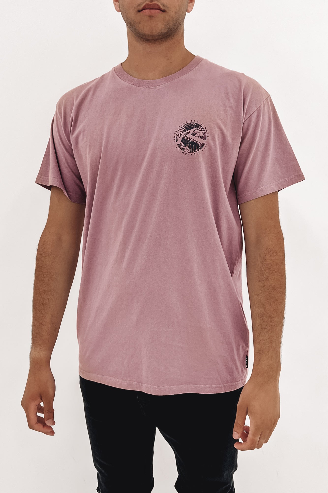 Bottle Flip Short Sleeve Tee Elderberry