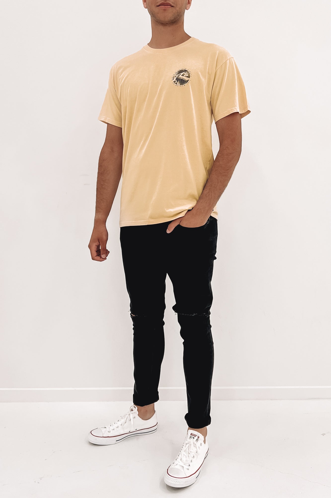 Bottle Flip Short Sleeve Tee Oatmeal