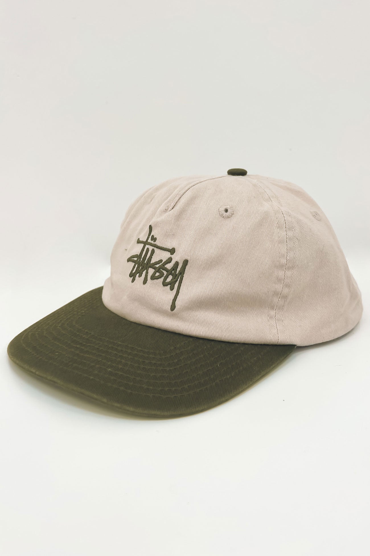 2-Tone Team Strapback White Sand Herb