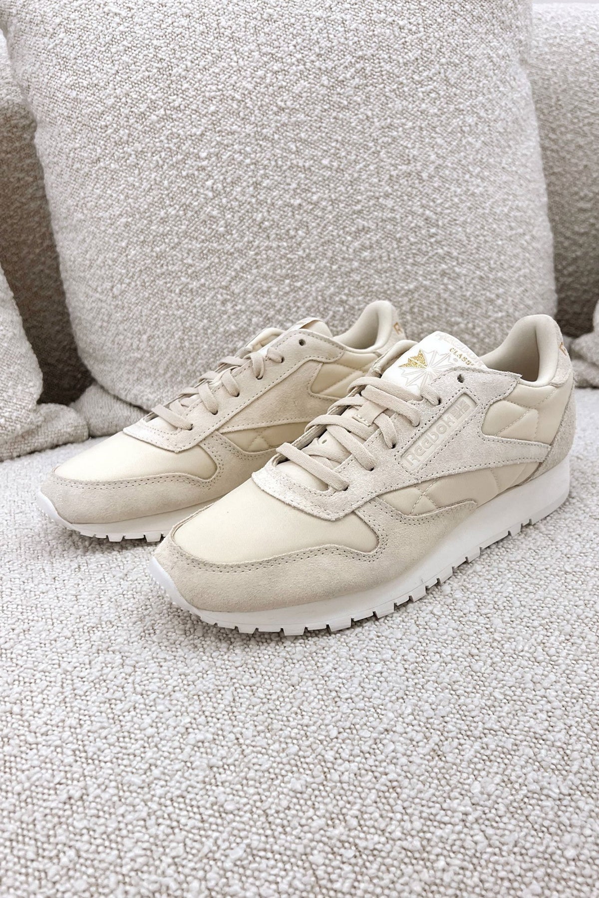 Reebok classic leather woven beige Clearance