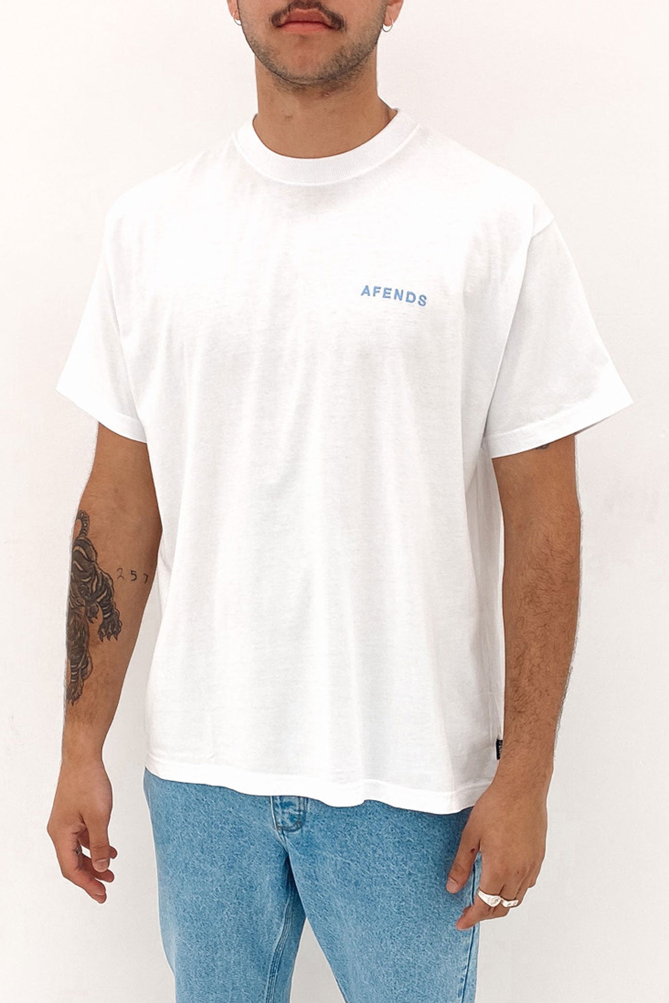 Icebergs Recycled Regular Fit Tee White