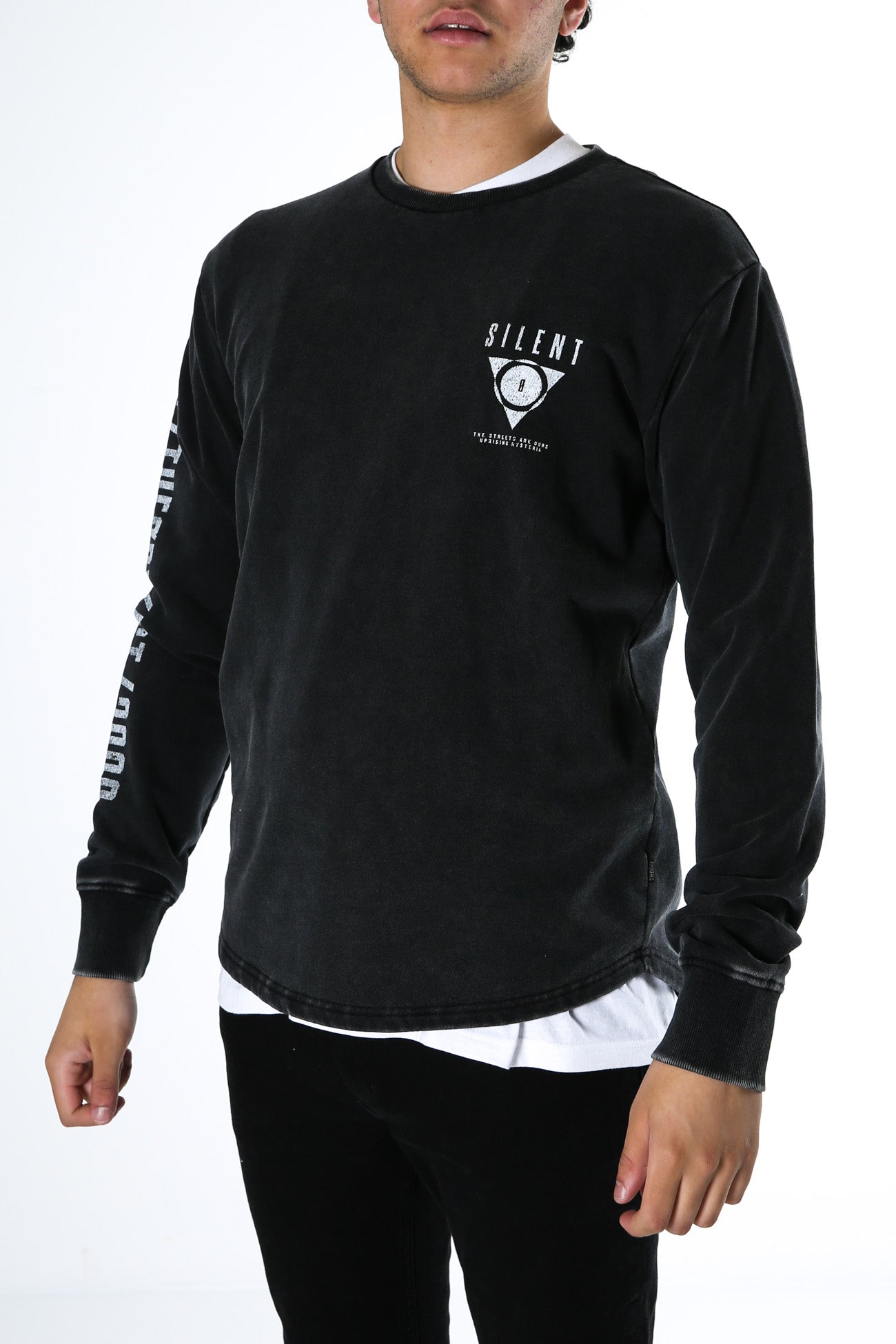 Inverse Crew Washed Black