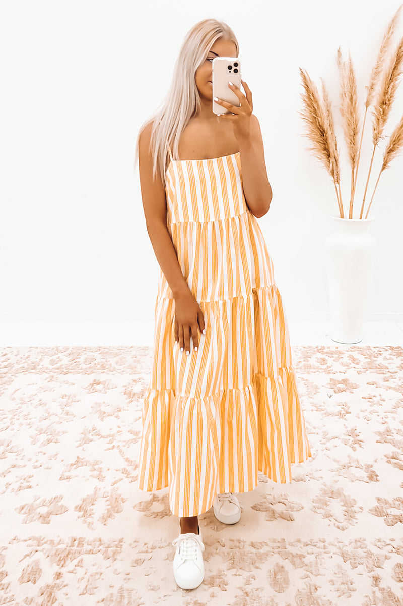 Isabelle Maxi Dress Sunset Stripe