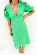 Isabelle Midi Dress Green